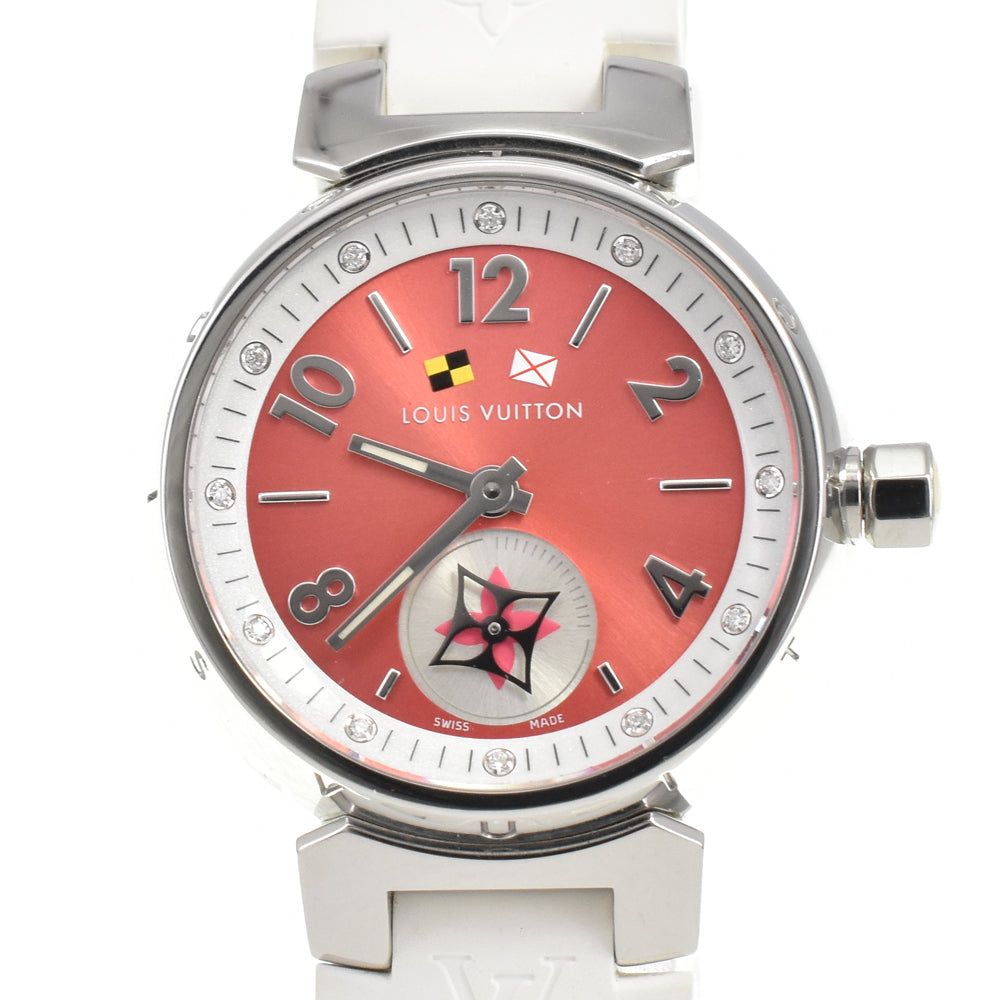 LOUIS VUITTON Tambour Lovely Cup Q1M02 12P diamond pink Dial Quartz Ladies
 Watch Q#146506