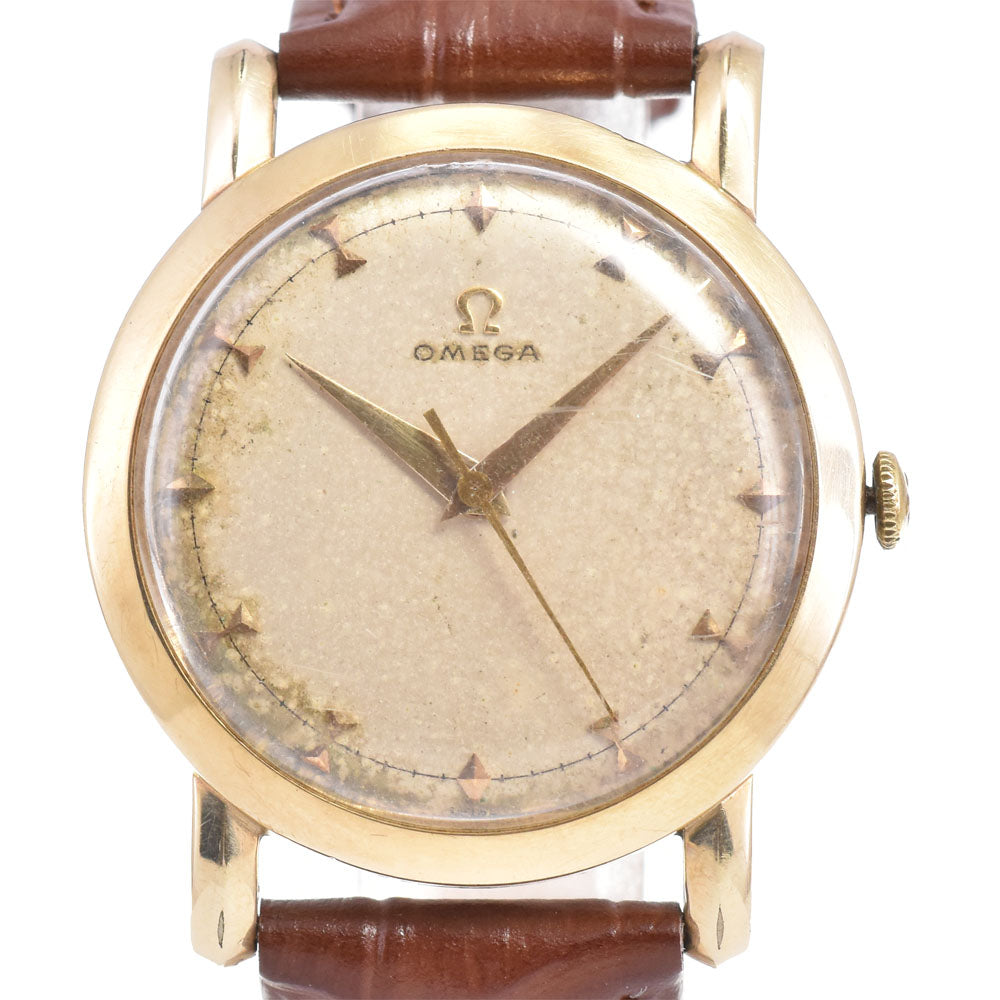 OMEGA Ref.387532 vintage Cal.371 gold Dial Hand Winding Men's
 Watch R#146507
