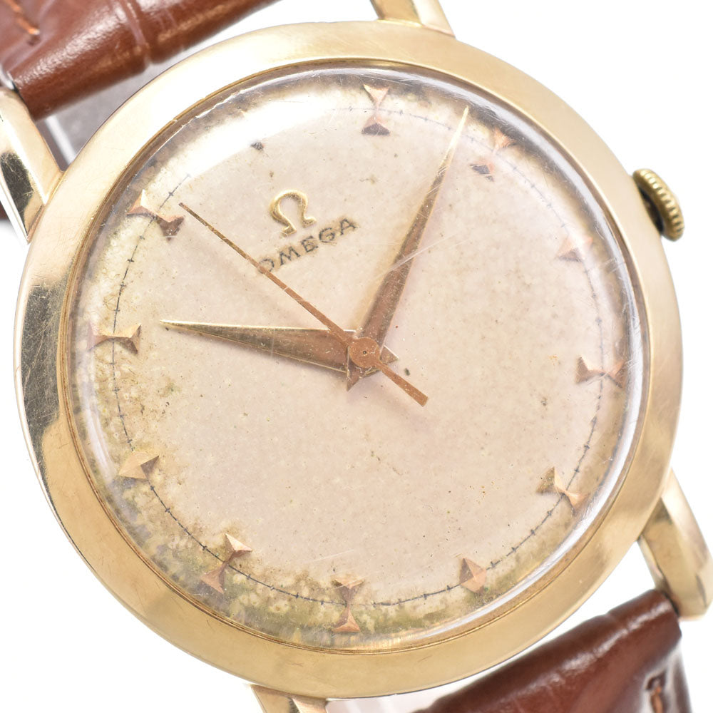 OMEGA Ref.387532 vintage Cal.371 gold Dial Hand Winding Men's
 Watch R#146507