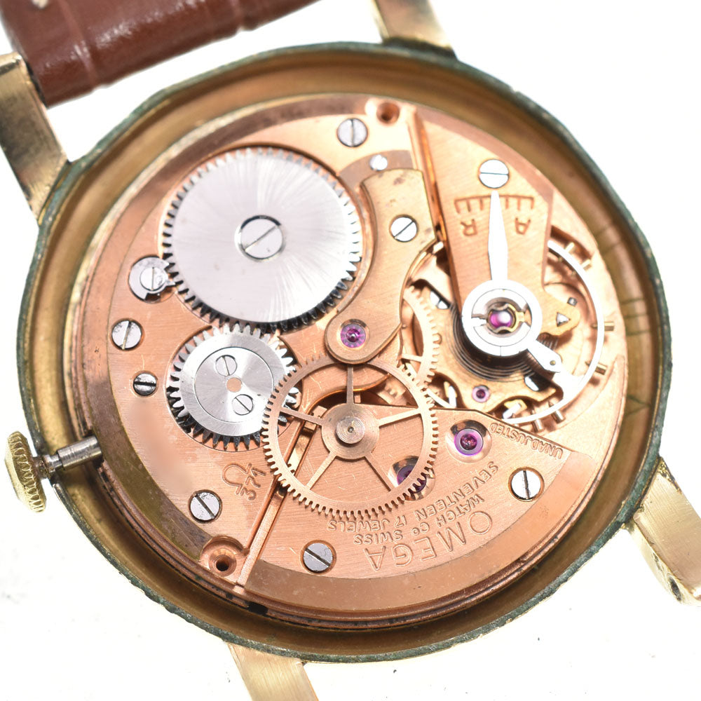 OMEGA Ref.387532 vintage Cal.371 gold Dial Hand Winding Men's
 Watch R#146507
