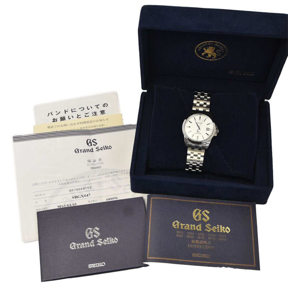 with paper SEIKO Grand Seiko SBGX047/9F62-0AA0 Ice blue Dial Quartz Men's
 Watch A#146519