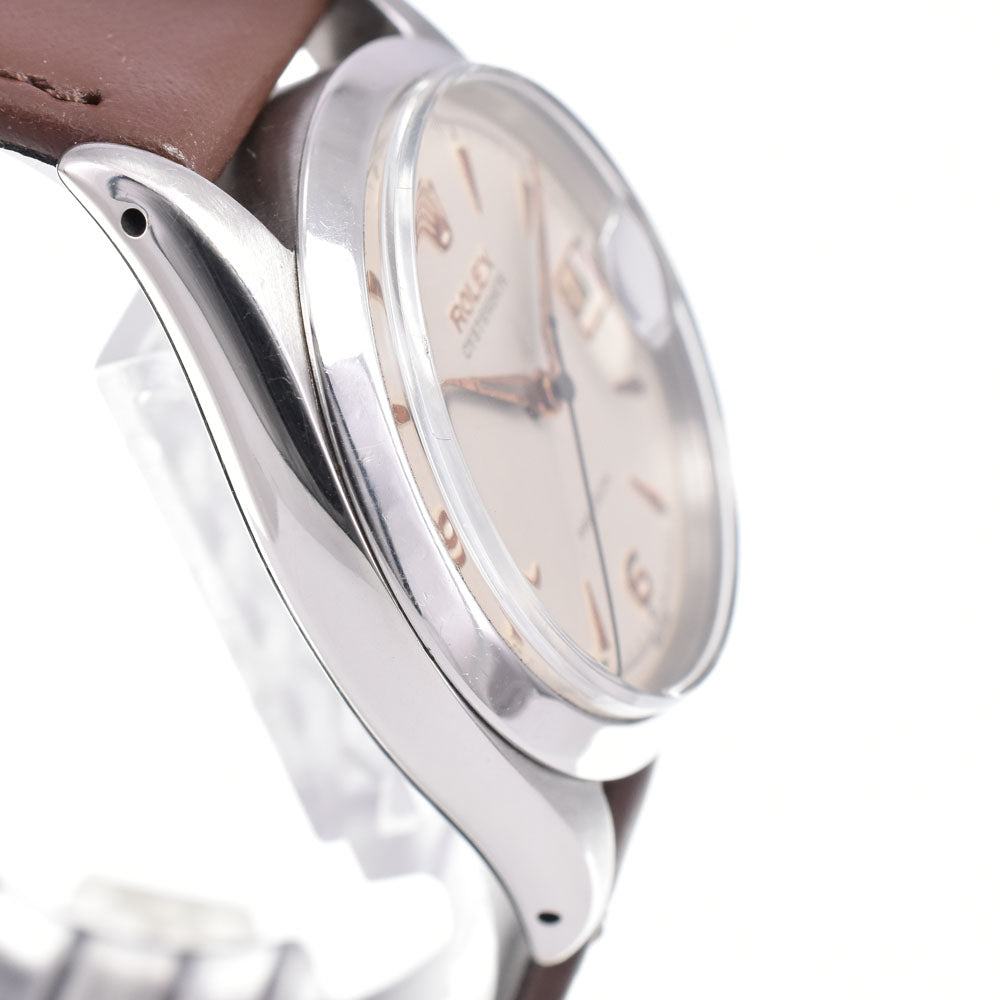 ROLEX Oyster Date Precision 6494 vintage Cal.1210 Silver Dial Hand Winding Men's
 Watch A#146523