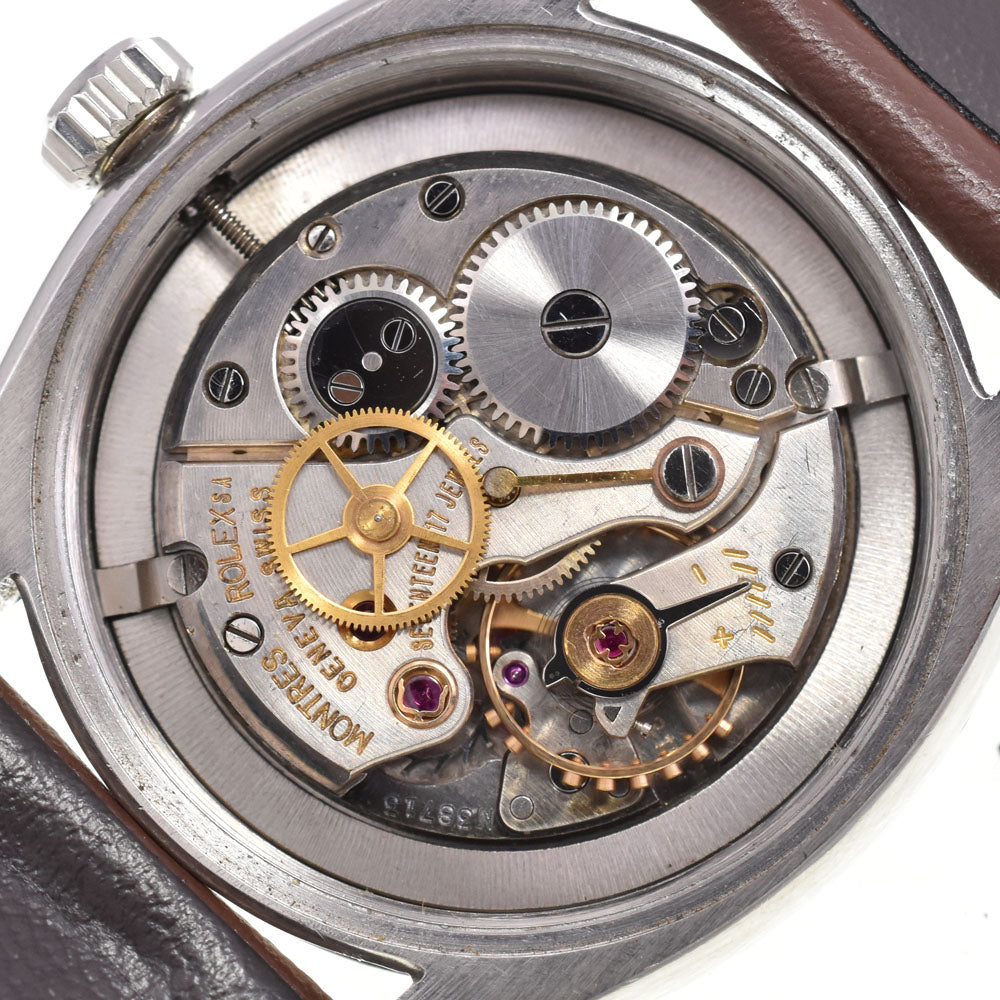 ROLEX Oyster Date Precision 6494 vintage Cal.1210 Silver Dial Hand Winding Men's
 Watch A#146523