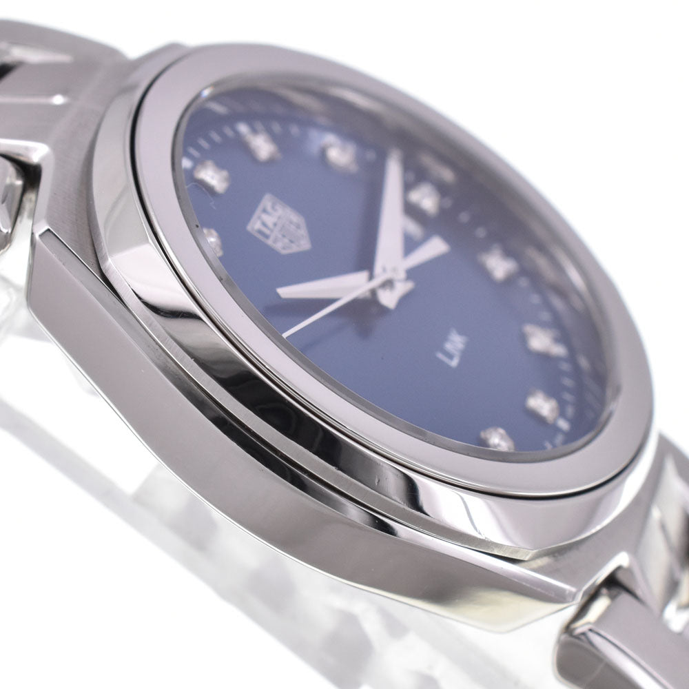 with paper TAG HEUER Link WBC1318.BA0600 12P diamond blue Dial Quartz Ladies
 Watch A#146532