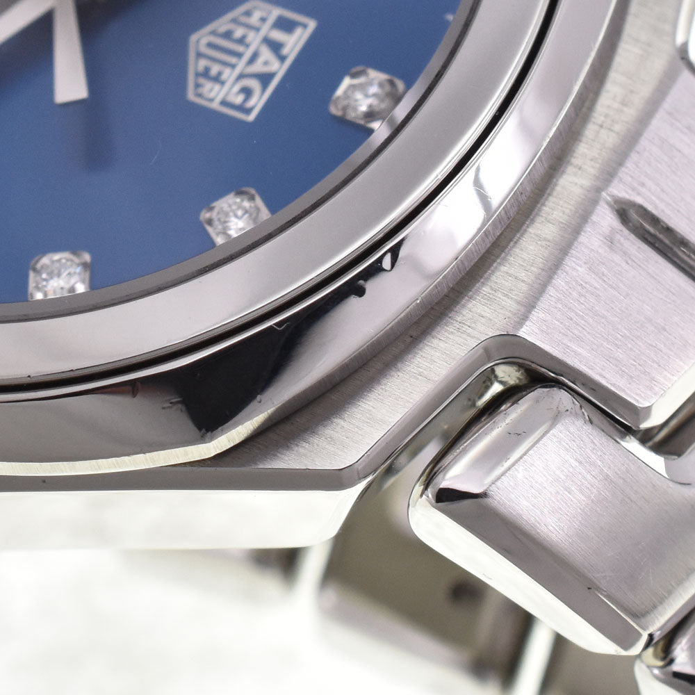 with paper TAG HEUER Link WBC1318.BA0600 12P diamond blue Dial Quartz Ladies
 Watch A#146532