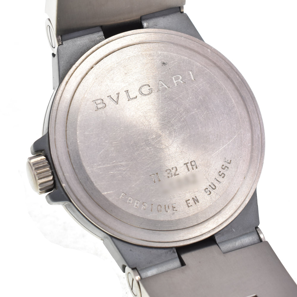 BVLGARI Diagono Titanium TI32TA Date black Dial Quartz Unisex
 Watch A#146534