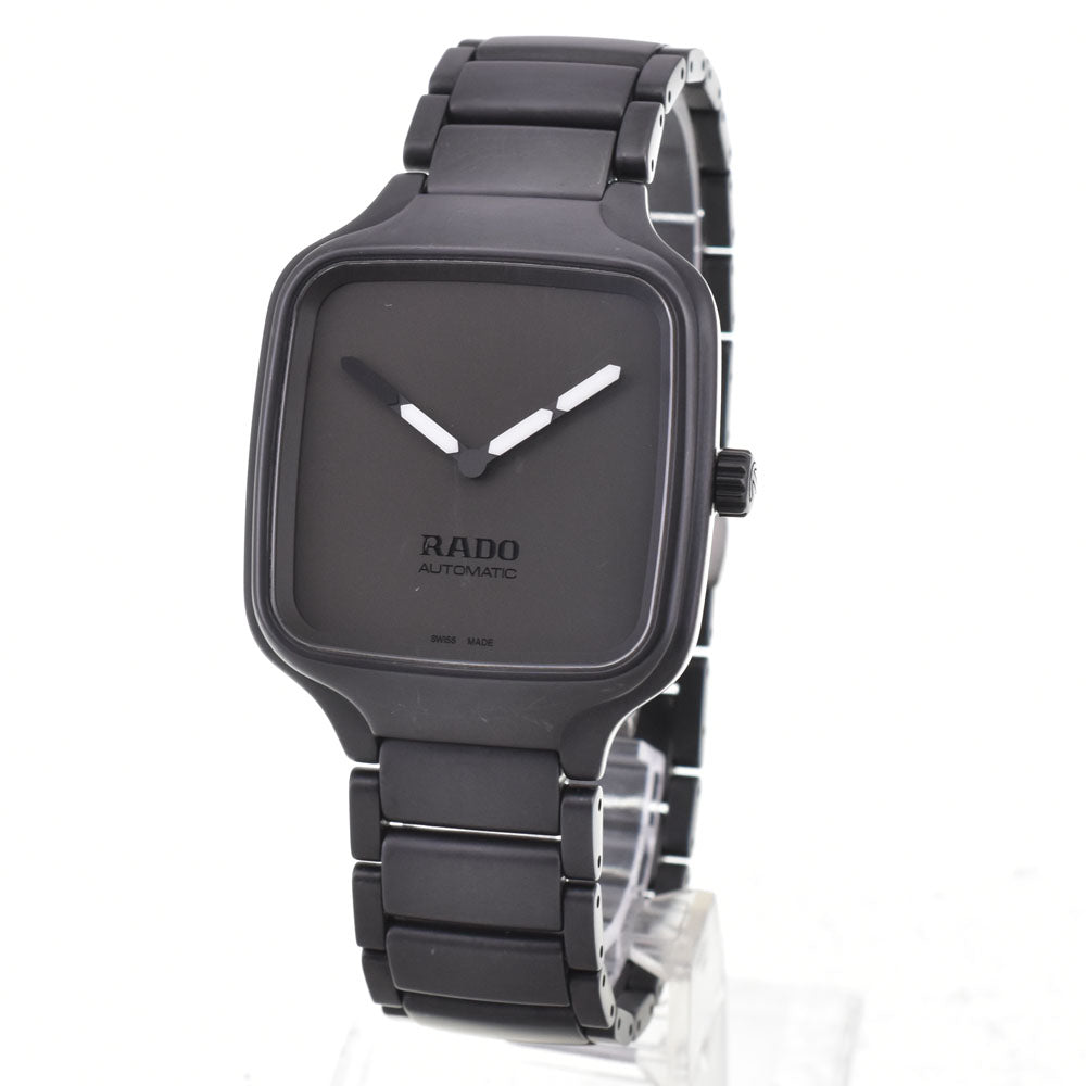with paper RADO True R27075152 ceramic black Dial Automatic Men's
 Watch R#146536