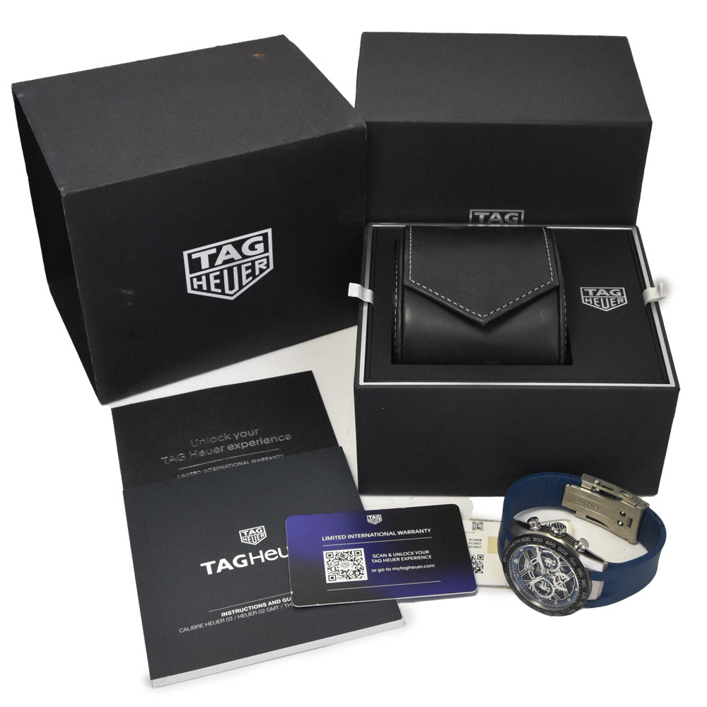 with paper TAG HEUER Carrera Extreme Sports CBU2081.FT6274 skeleton Dial Automatic Men's
 Watch R#146539