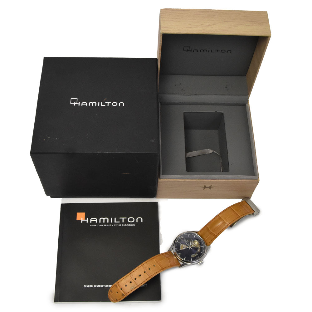 HAMILTON Jazzmaster Open Heart H32705541 Navy Dial Automatic Men's
 Watch R#146542