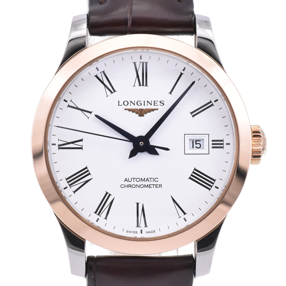 with paper LONGINES record date L2.321.5.11.2 white Dial Automatic Ladies
 Watch R#146543