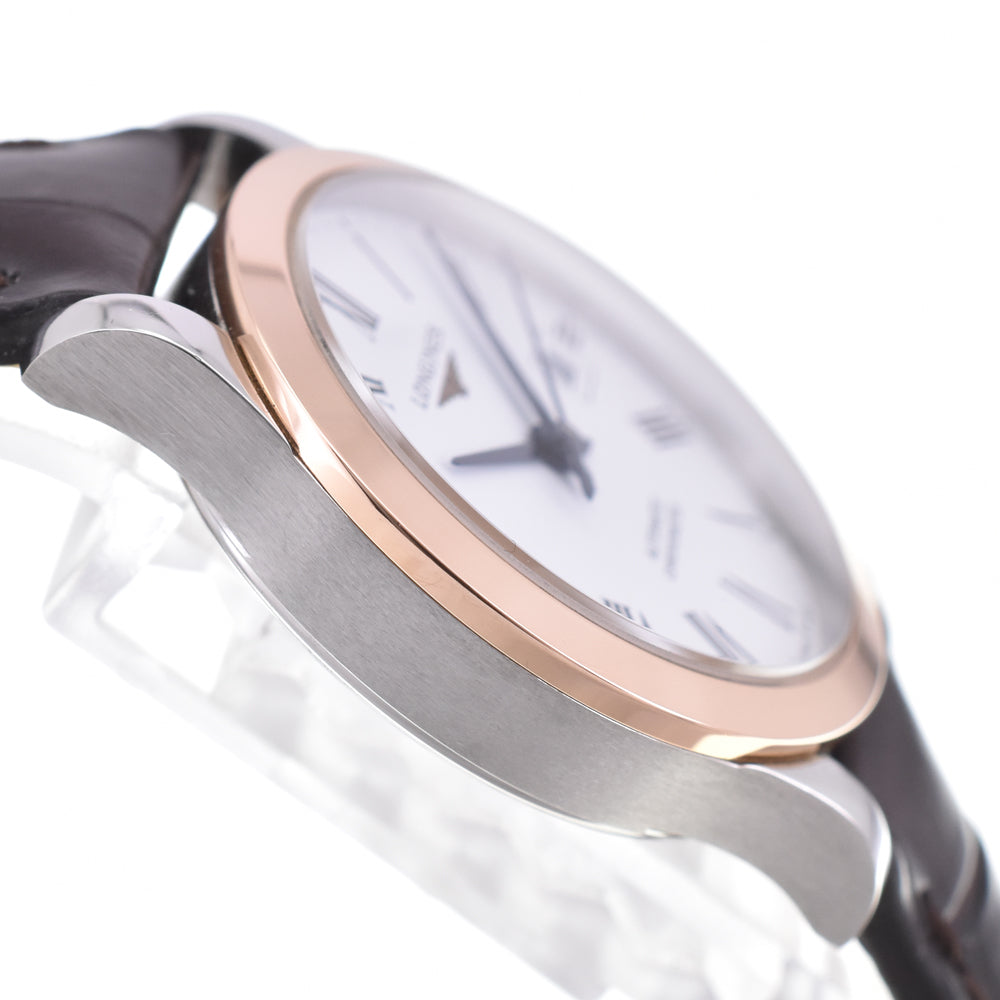 with paper LONGINES record date L2.321.5.11.2 white Dial Automatic Ladies
 Watch R#146543