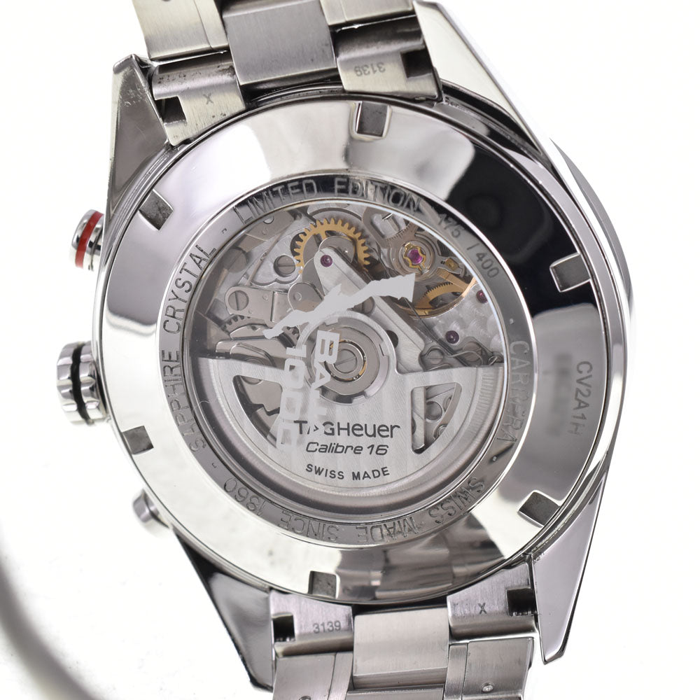 with paper TAG HEUER Carrera Baja California 1000 CV2A1H Japan 400 Limited gold Dial Automatic Men's
 Watch B#146557
