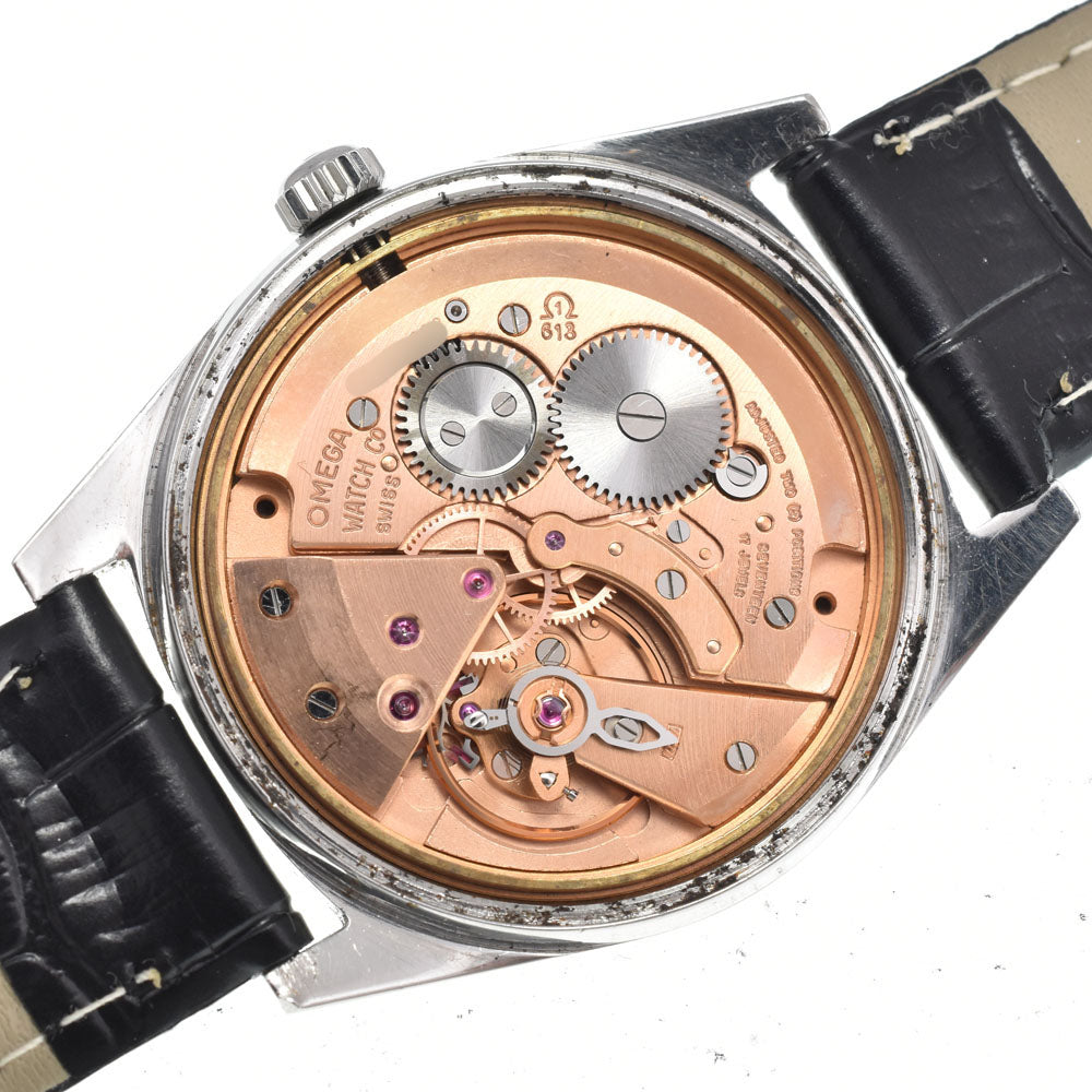 OMEGA Geneva Date Ref.136.041 vintage Cal.613 Silver Dial Hand Winding Men's
 Watch C#146563