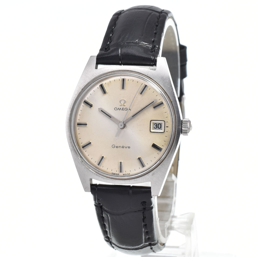 OMEGA Geneva Date Ref.136.041 vintage Cal.613 Silver Dial Hand Winding Men's
 Watch C#146563