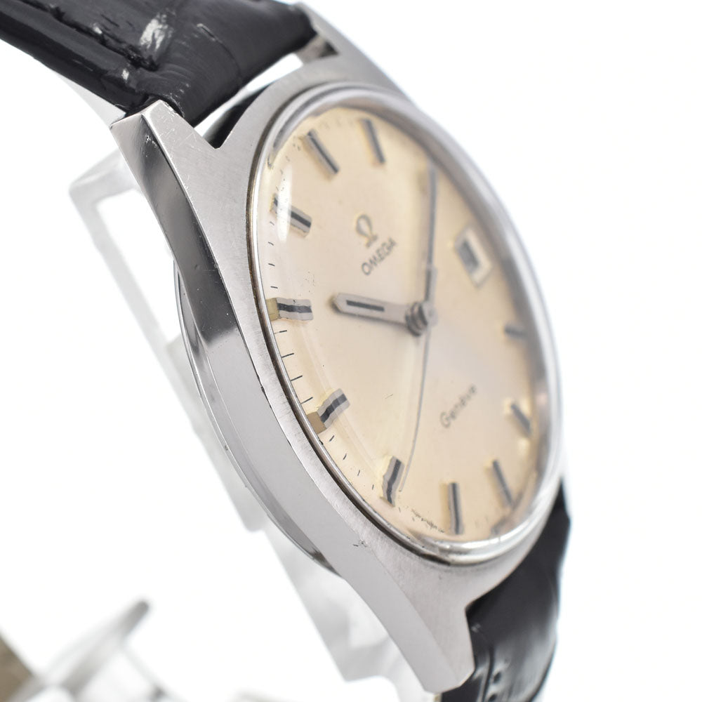 OMEGA Geneva Date Ref.136.041 vintage Cal.613 Silver Dial Hand Winding Men's
 Watch C#146563