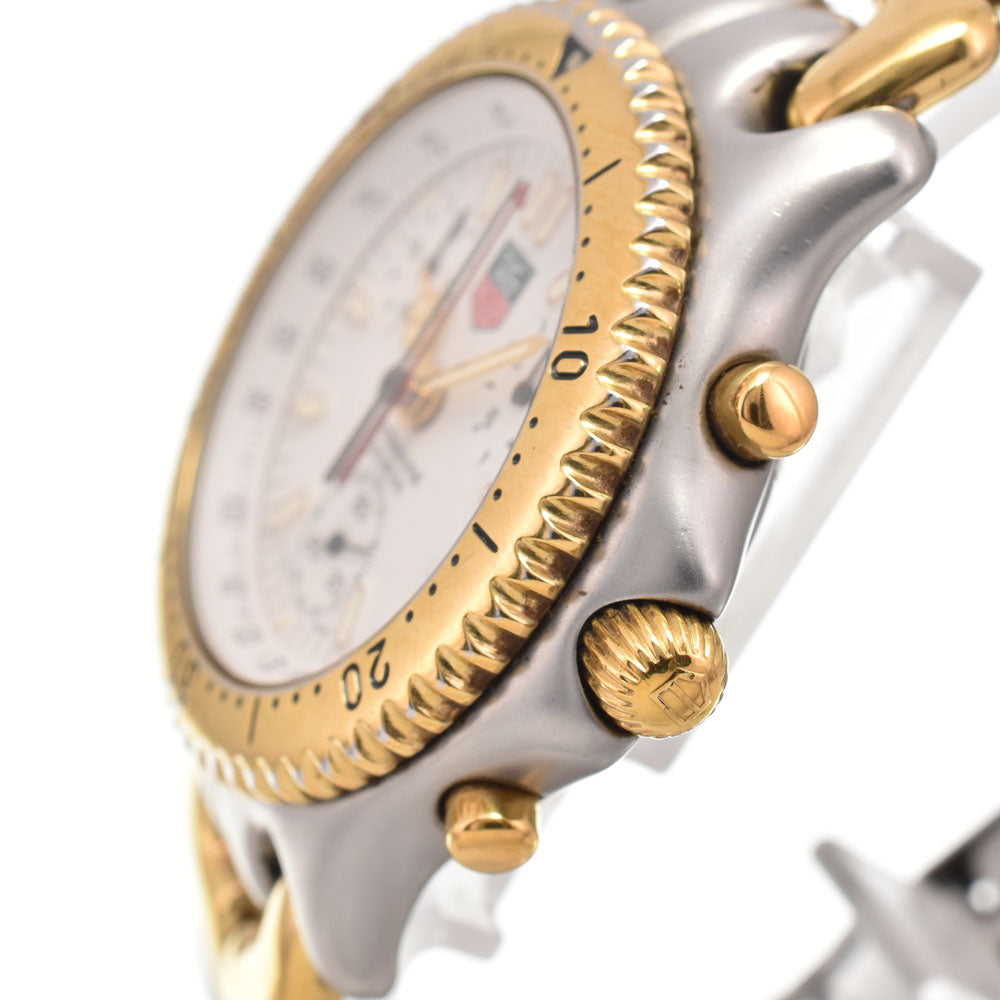 TAG HEUER S/el S35.006 Stainless Steel/Gold Plated white Dial Quartz Men's
 Watch B#146566