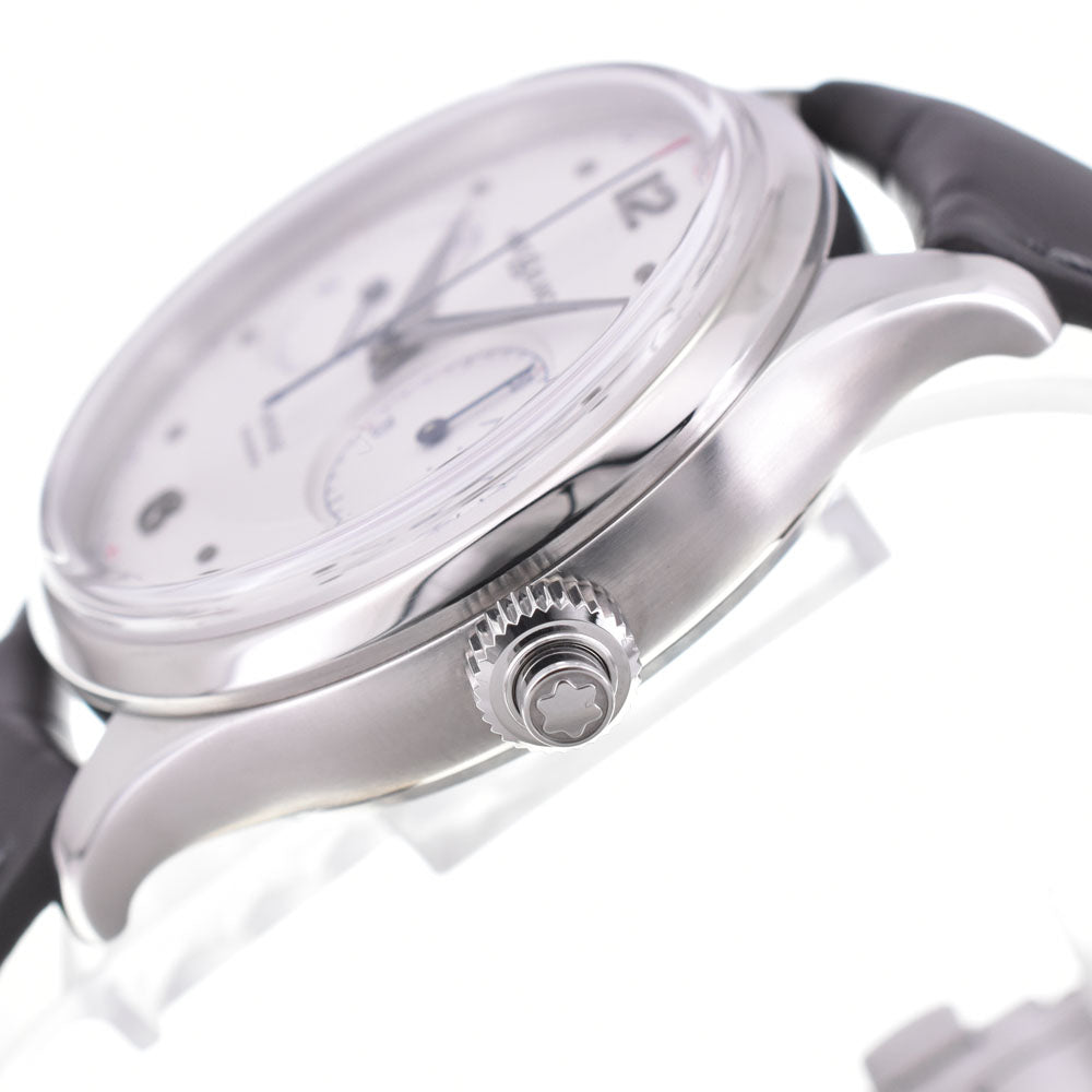 with paper MONTBLANC Heritage 119951 Monopusher Silver Dial Automatic Men's
 Watch R#146571