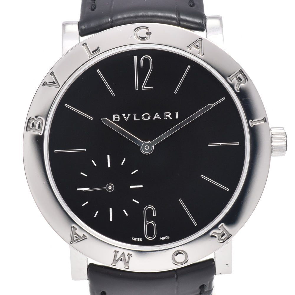 with paper BVLGARI Bvlgari Roma Finissimo BB41SXTRO 40th Anniversary Model black Dial Hand Winding Men's
 Watch G#146572
