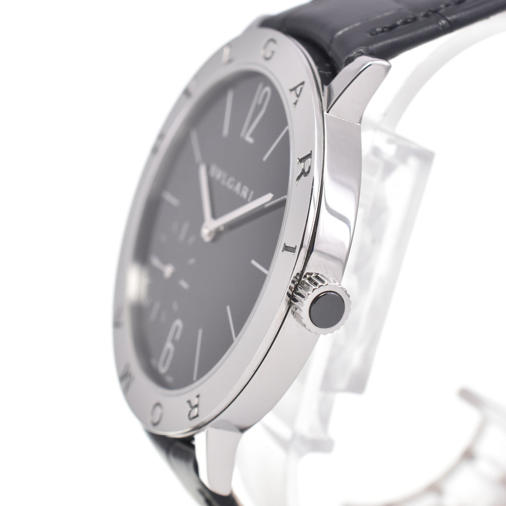 with paper BVLGARI Bvlgari Roma Finissimo BB41SXTRO 40th Anniversary Model black Dial Hand Winding Men's
 Watch G#146572