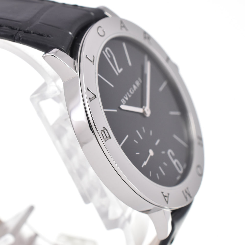 with paper BVLGARI Bvlgari Roma Finissimo BB41SXTRO 40th Anniversary Model black Dial Hand Winding Men's
 Watch G#146572