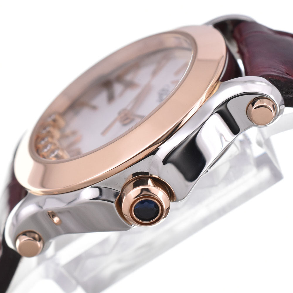 with paper Chopard Happy sports 278509-6001 5P Diamond white Dial Quartz Ladies
 Watch □#146577