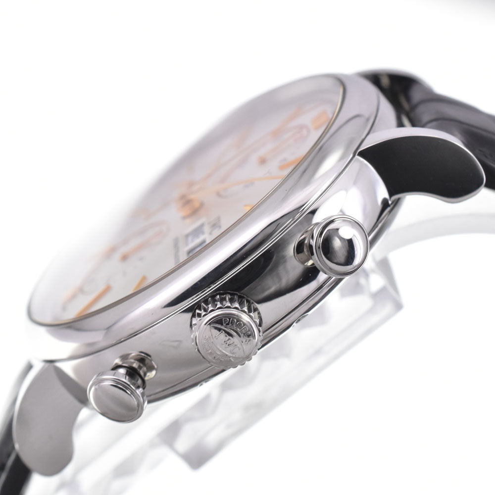 with paper IWC SCHAFFHAUSEN Portofino IW391031 Chronograph Silver Dial Automatic Men's
 Watch R#146581