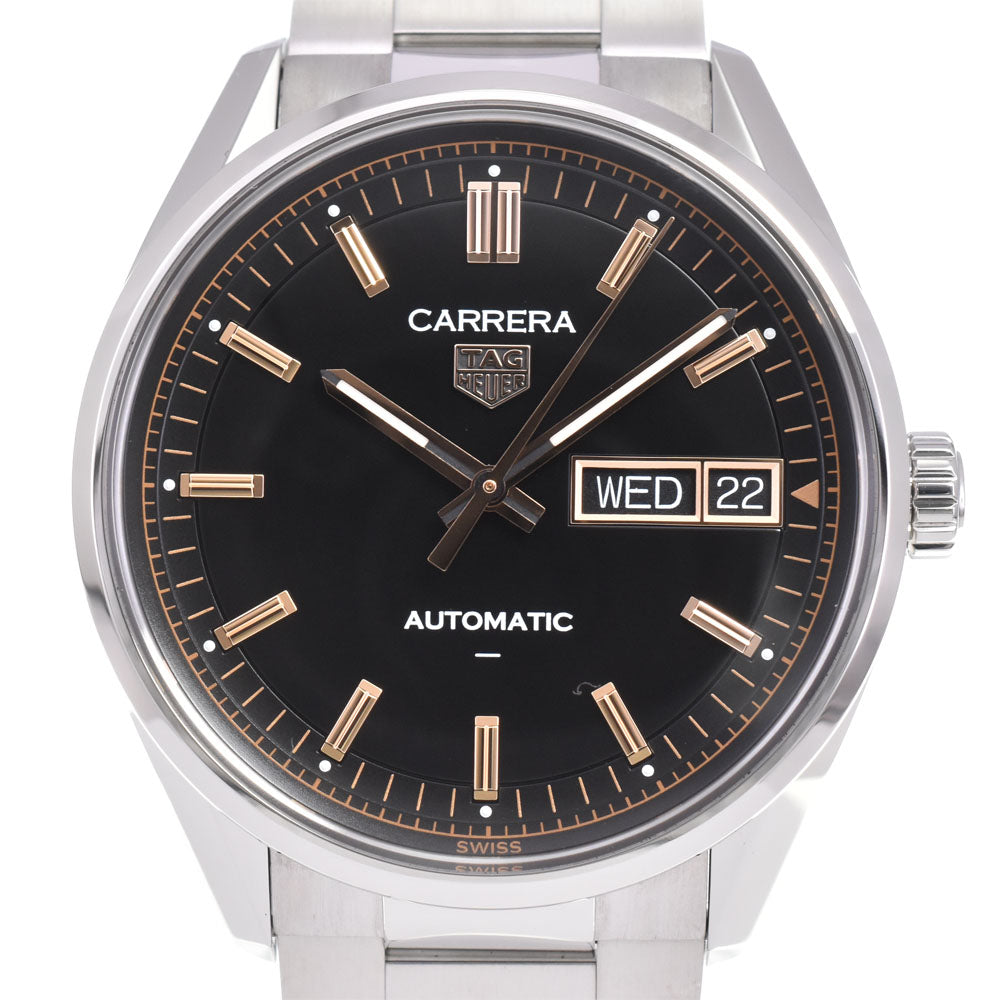 with paper TAG HEUER Carrera WDA2111.BA0043 black Dial Automatic Men's
 Watch A#146583