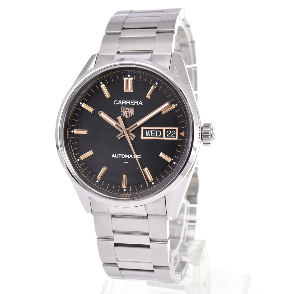 with paper TAG HEUER Carrera WDA2111.BA0043 black Dial Automatic Men's
 Watch A#146583