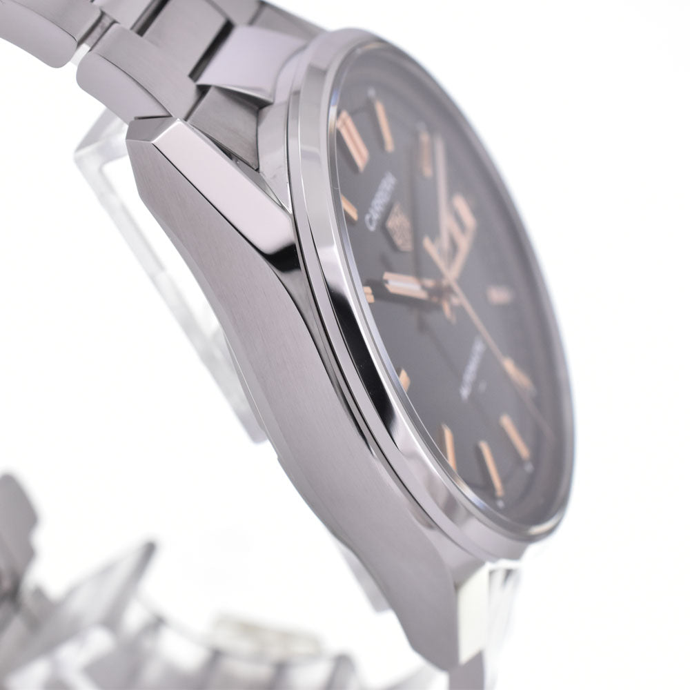 with paper TAG HEUER Carrera WDA2111.BA0043 black Dial Automatic Men's
 Watch A#146583