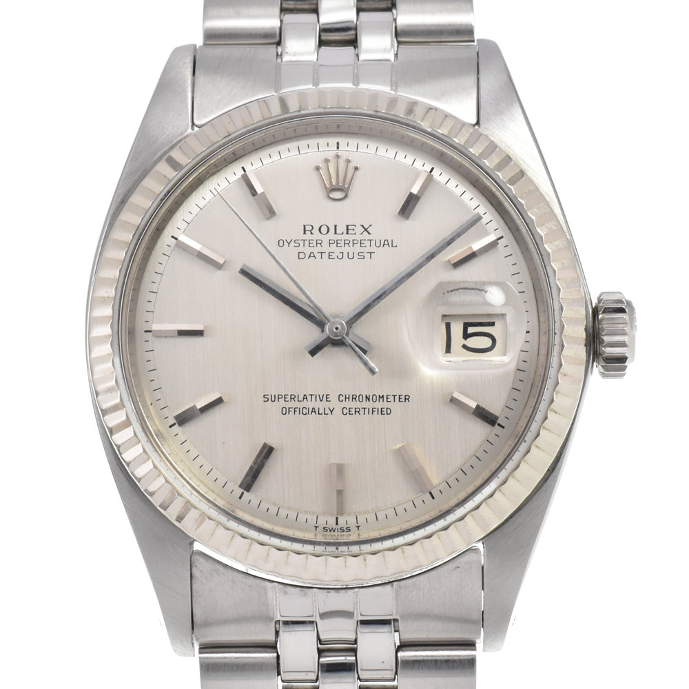 ROLEX DATEJUST 1601 vintage Cal.1570 Silver Dial Automatic Men's
 Watch D#146586