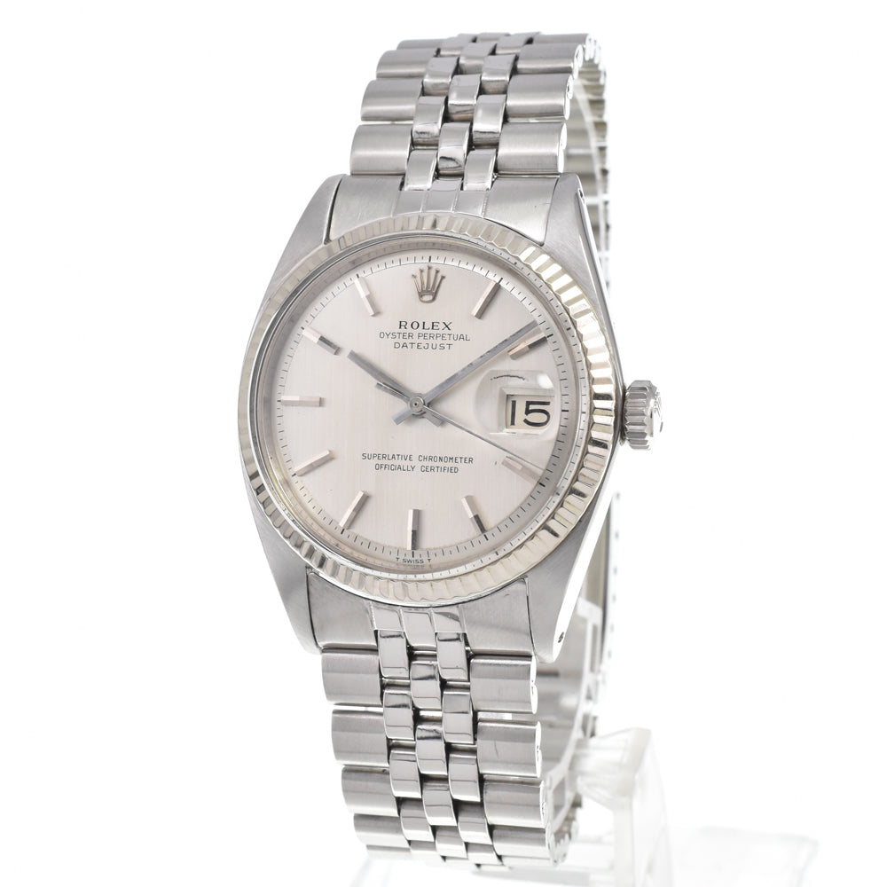ROLEX DATEJUST 1601 vintage Cal.1570 Silver Dial Automatic Men's
 Watch D#146586