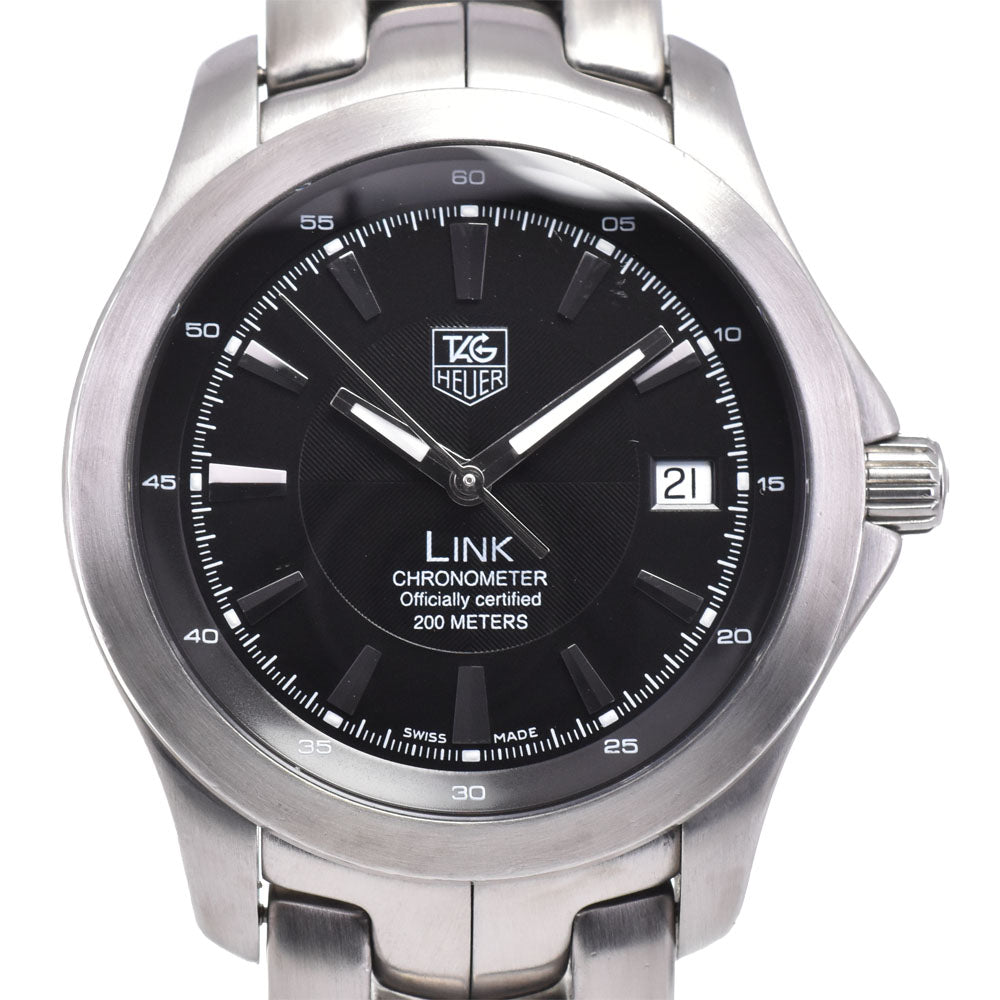 TAG HEUER Link WJF5110 Date black Dial Automatic Men's
 Watch B#146587
