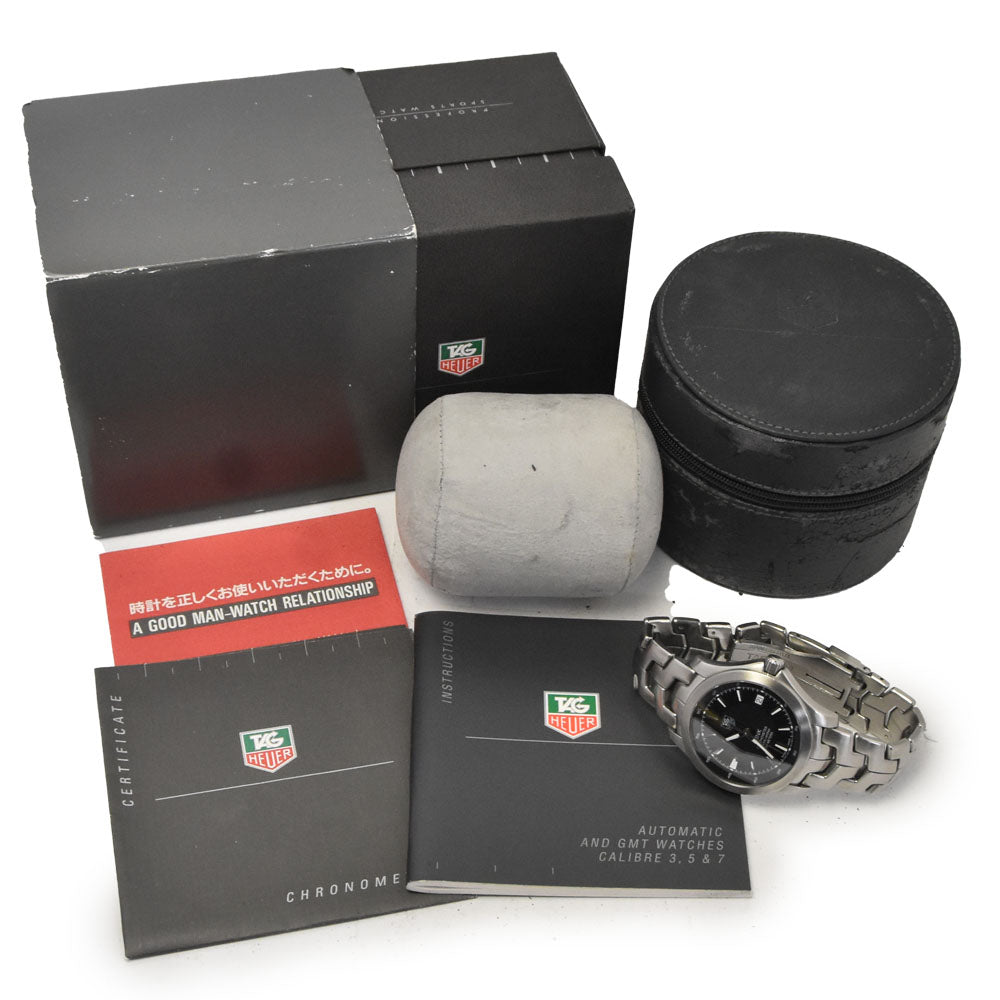 TAG HEUER Link WJF5110 Date black Dial Automatic Men's
 Watch B#146587
