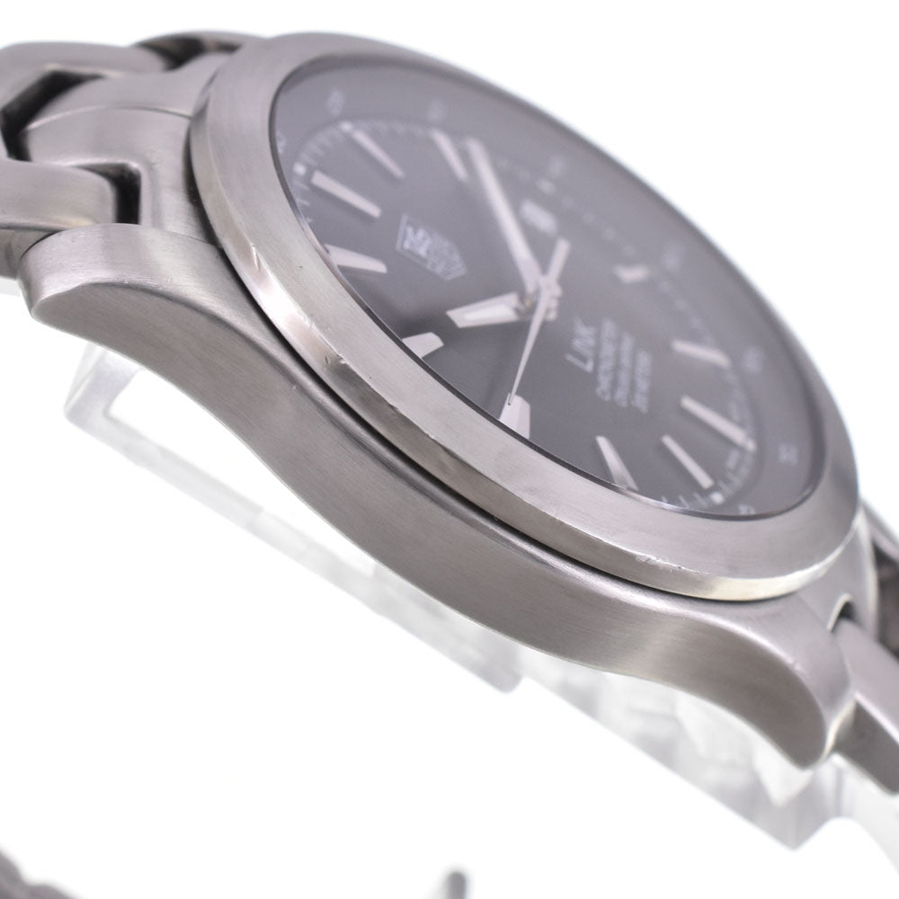 TAG HEUER Link WJF5110 Date black Dial Automatic Men's
 Watch B#146587