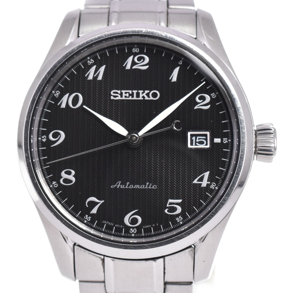 SEIKO Presage 6R15-03N0 see-through back black Dial Automatic Men's
 Watch A#146589