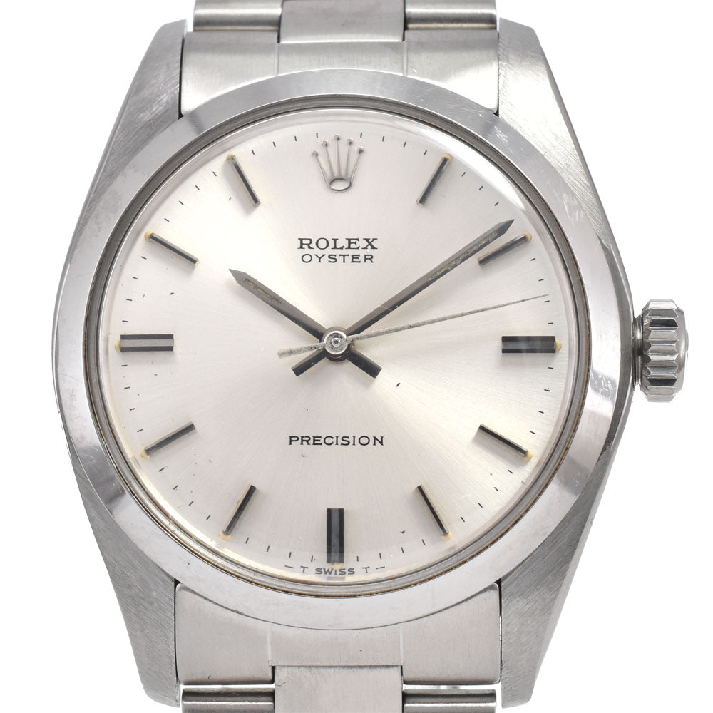 ROLEX Oyster Precision 6426 vintage Cal.1225 Silver Dial Hand Winding Men's
 Watch C#146592