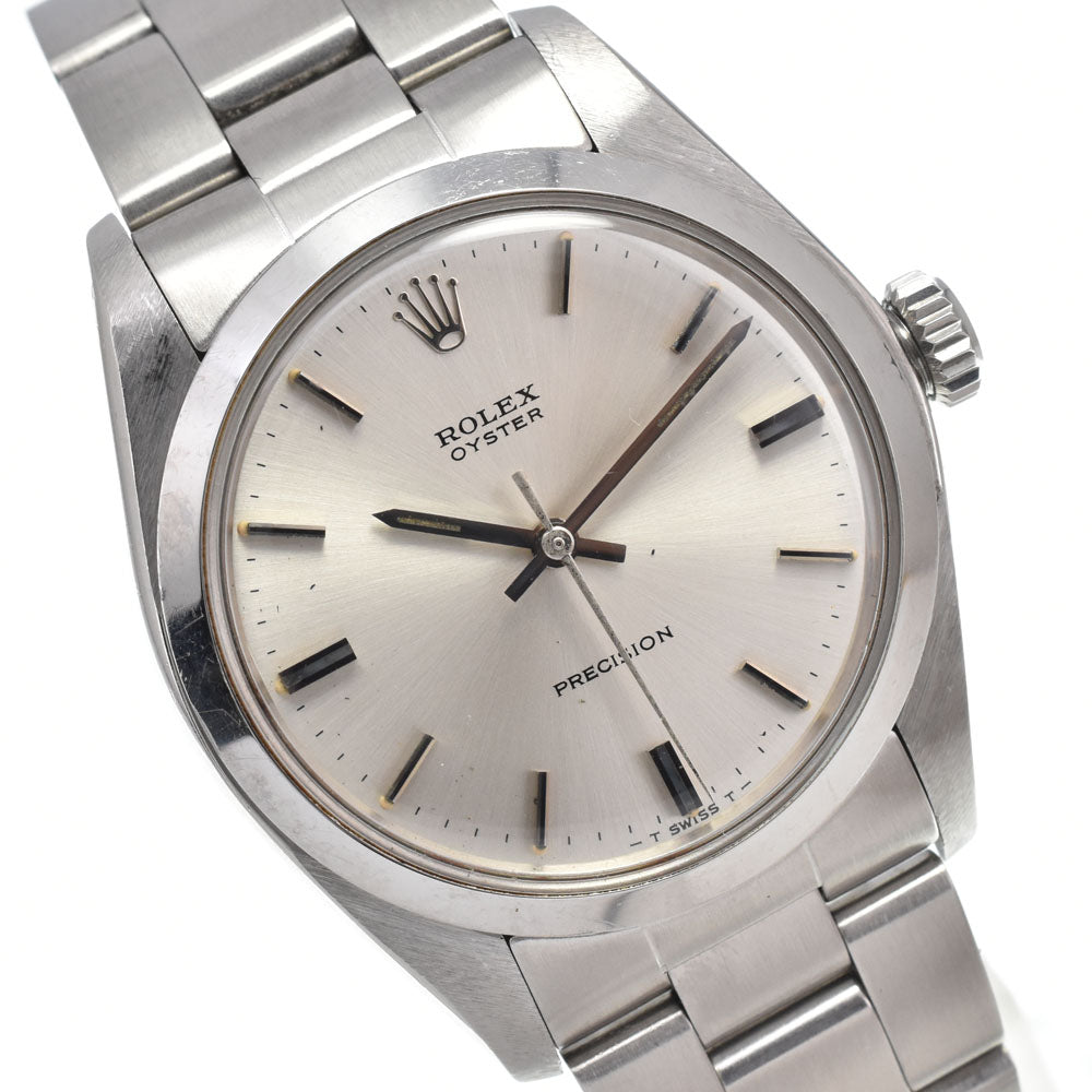 ROLEX Oyster Precision 6426 vintage Cal.1225 Silver Dial Hand Winding Men's
 Watch C#146592
