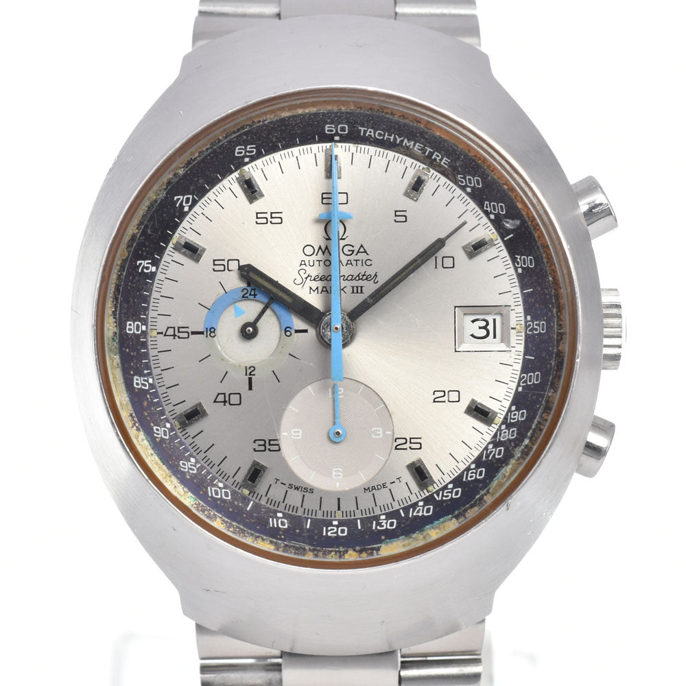 OMEGA Speedmaster Mark III 176.002 vintage Chronograph Cal.1040 Silver Dial Automatic Men's
 Watch L#146598