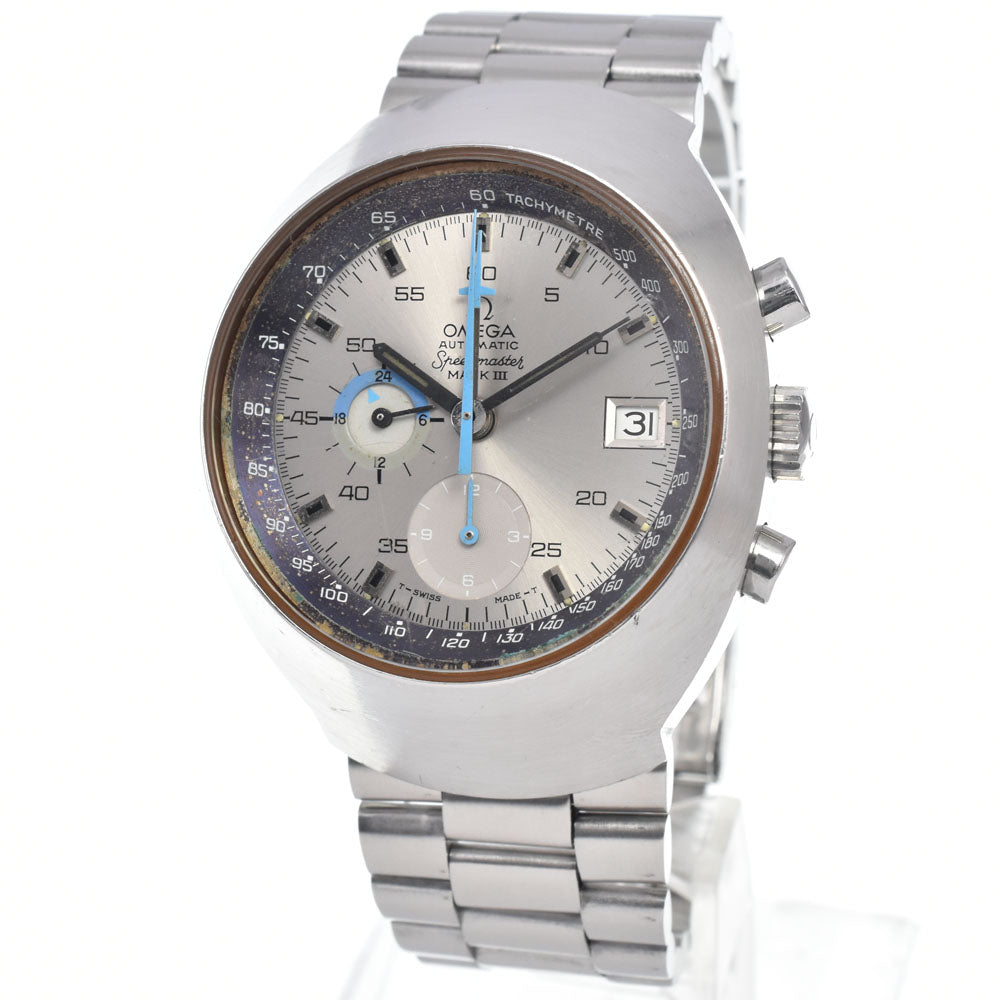 OMEGA Speedmaster Mark III 176.002 vintage Chronograph Cal.1040 Silver Dial Automatic Men's
 Watch L#146598