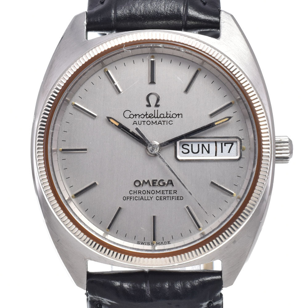 OMEGA Constellation 168.0057 vintage Chronometer 34 mm Cal.1021 Silver Dial Automatic Men's
 Watch N#146605