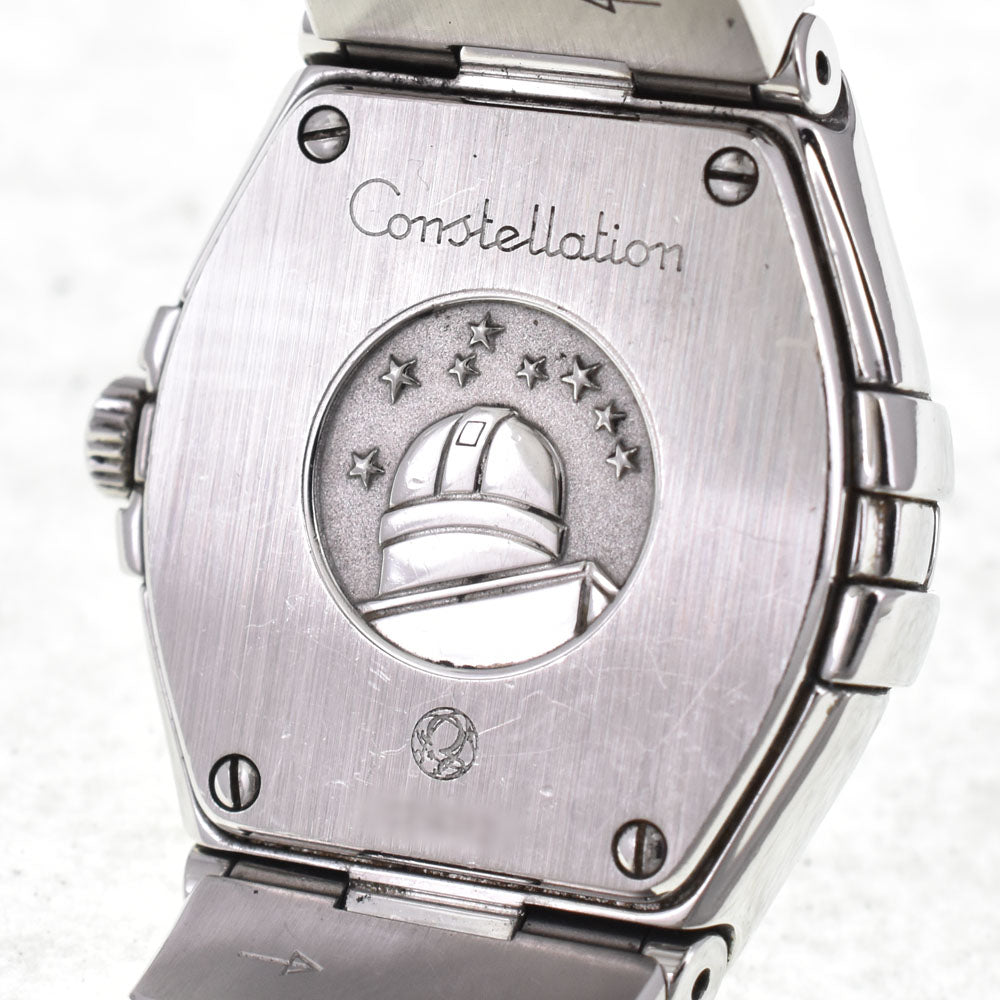 OMEGA Constellation polish 123.10.24.60.51.002 12P diamond black Dial Quartz Ladies
 Watch A#146611
