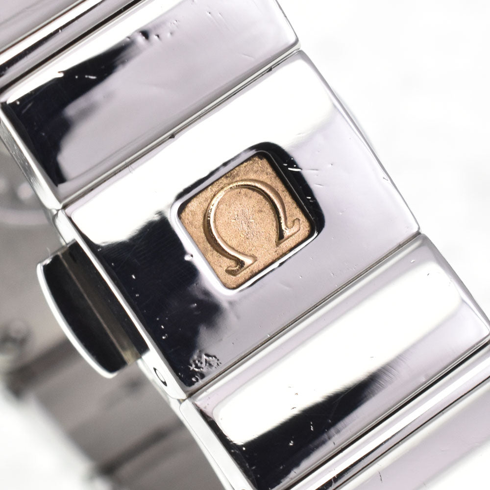 OMEGA Constellation polish 123.10.24.60.51.002 12P diamond black Dial Quartz Ladies
 Watch A#146611