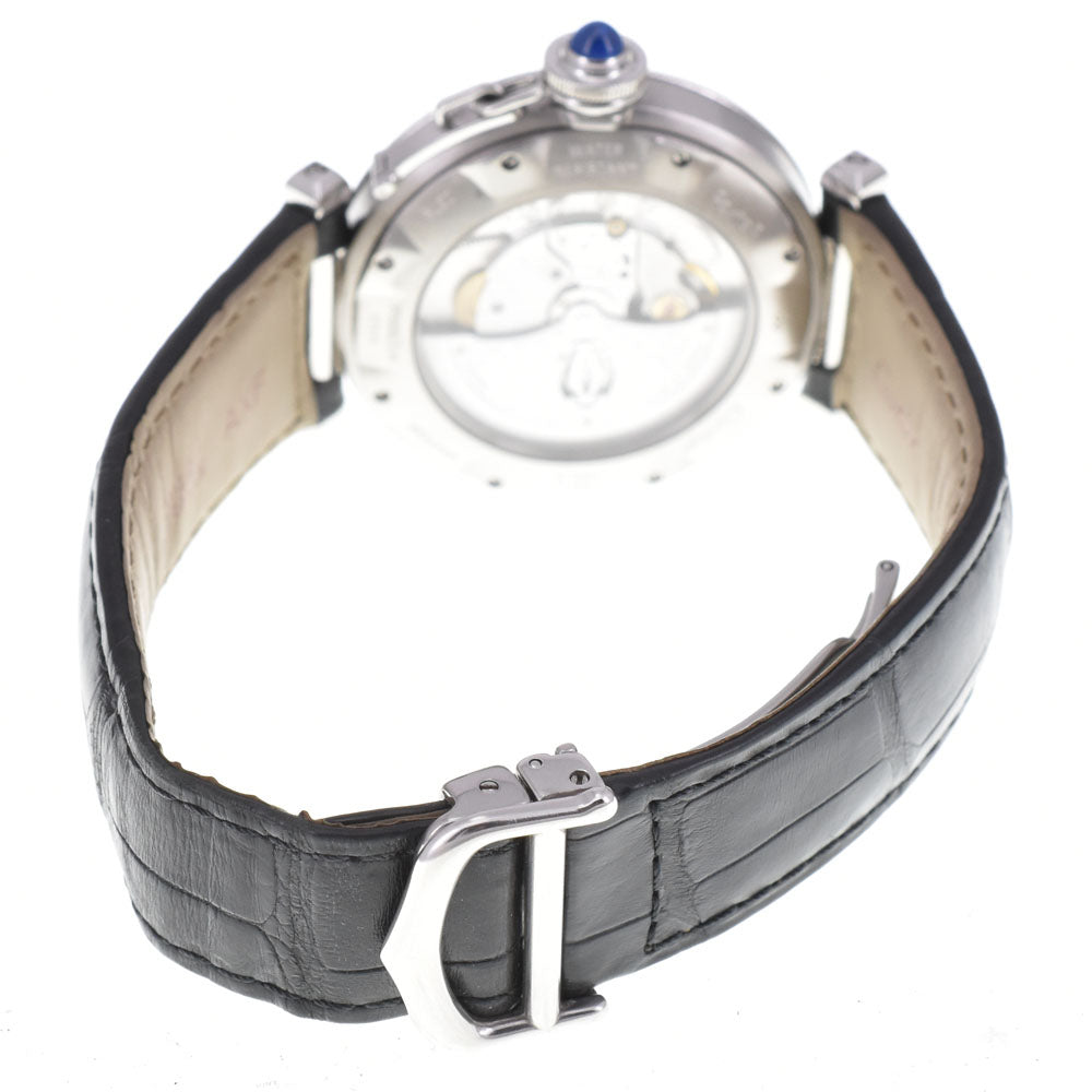 CARTIER Pasha 38 Grid W3104055 Date Silver Dial Automatic Men's
 Watch A#146617
