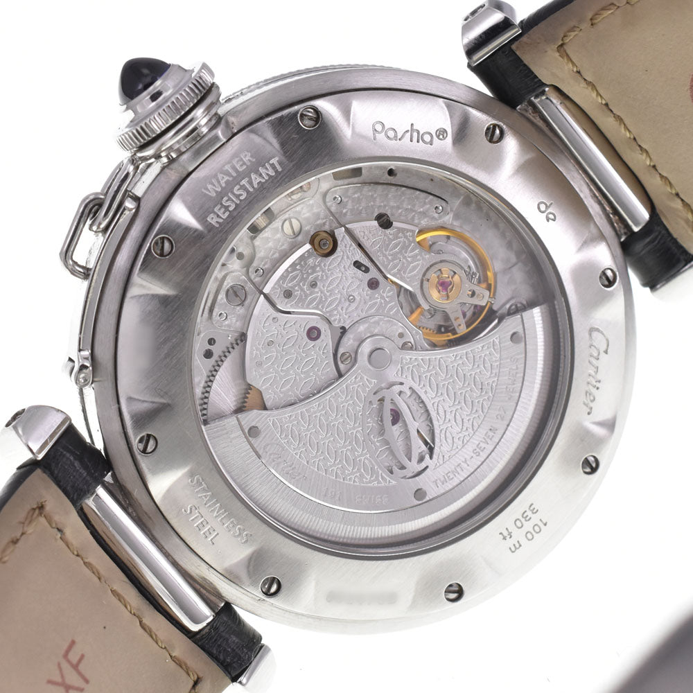 CARTIER Pasha 38 Grid W3104055 Date Silver Dial Automatic Men's
 Watch A#146617