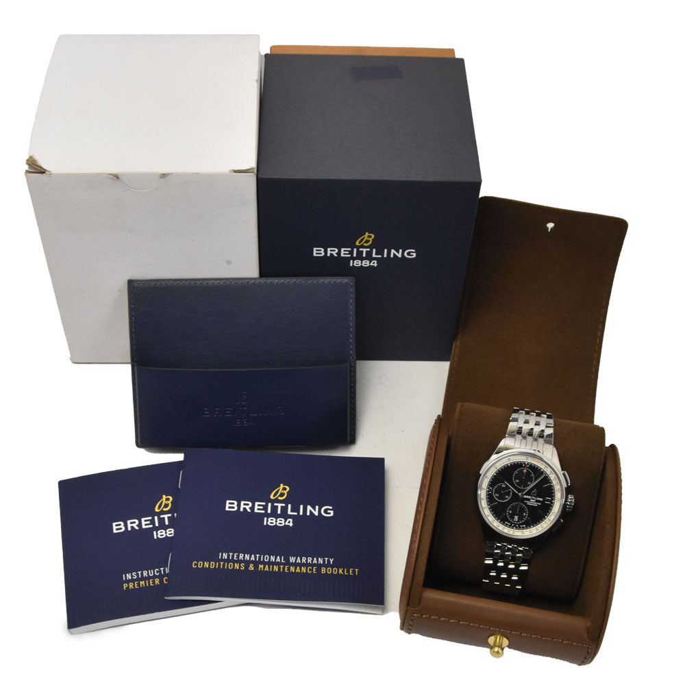 BREITLING Premier A13315 Chronograph black Dial Automatic Men's
 Watch A#146622