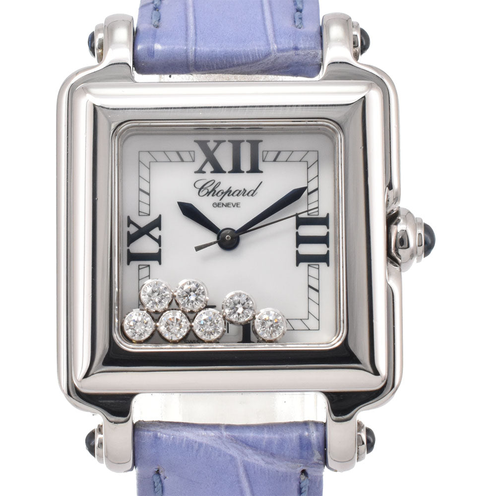 Chopard Happy sports 27/8235-23 7P Diamond Square white Dial Quartz Ladies
 Watch R#146629