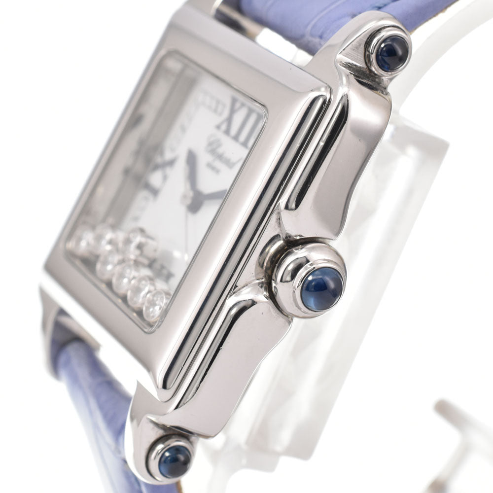 Chopard Happy sports 27/8235-23 7P Diamond Square white Dial Quartz Ladies
 Watch R#146629