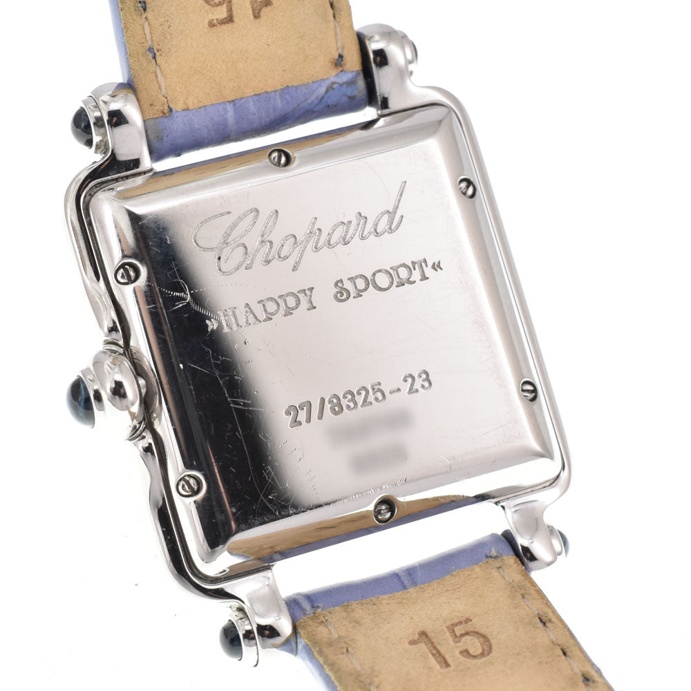 Chopard Happy sports 27/8235-23 7P Diamond Square white Dial Quartz Ladies
 Watch R#146629