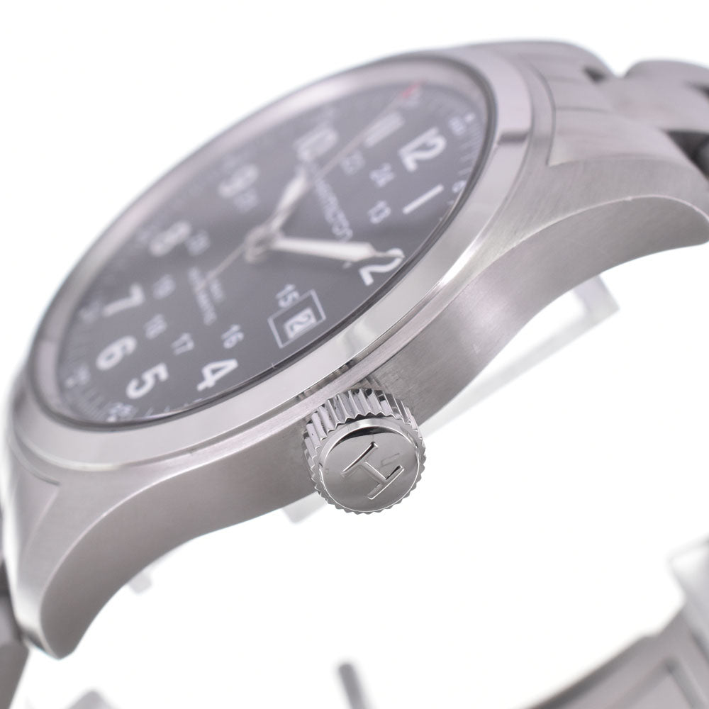 with paper HAMILTON Khaki field H706050 black Dial Automatic Men's
 Watch C#146631