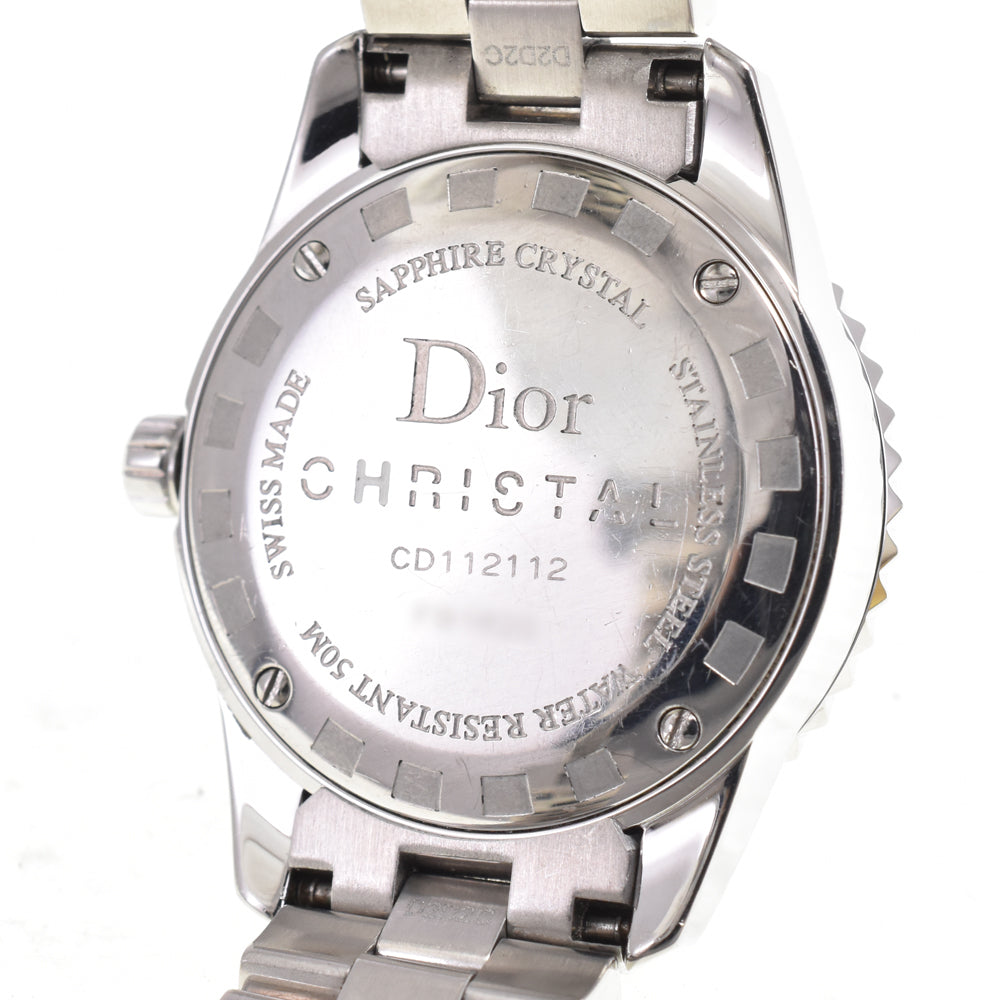 Dior crystal CD112112 16P diamond white Dial Quartz Ladies
 Watch G#146633
